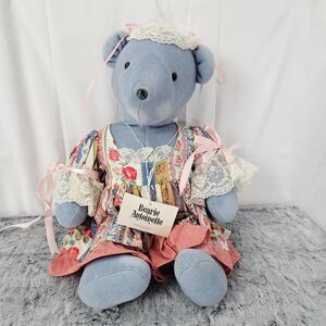 Vintage North American Bear Co Bearie Antoinette Plush Bear 20" Dress VIB New